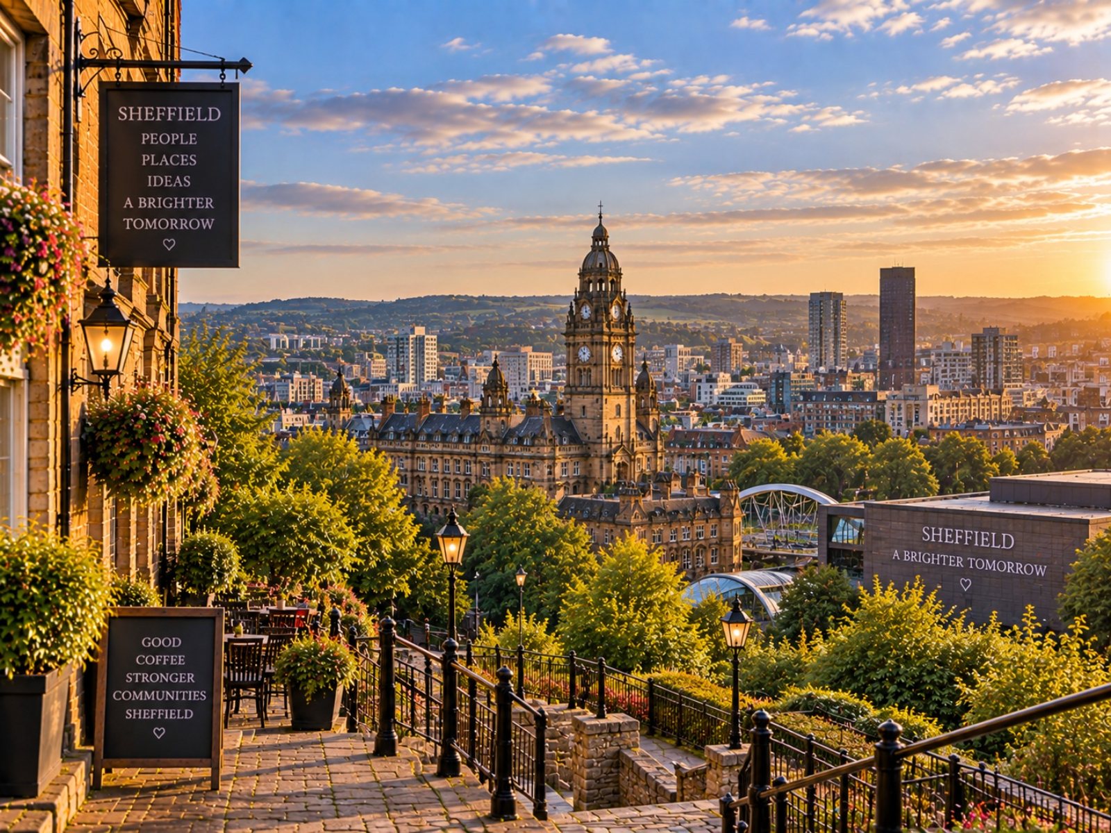 Residential street in Sheffield, typical of homes needing home improvement work