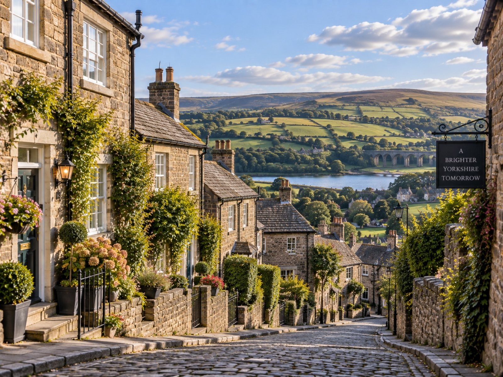 Residential street in Yorkshire, typical of homes needing home improvement work